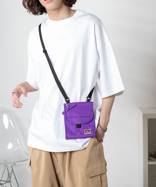 BEN DAVIS(ベンデイビス)の「WEGO/∴BEN DAVIS SLIM SMART POUCH(ショルダーバッグ・メンズ・パープル/ホワイト/ブラック・FREE)」の18枚目の写真