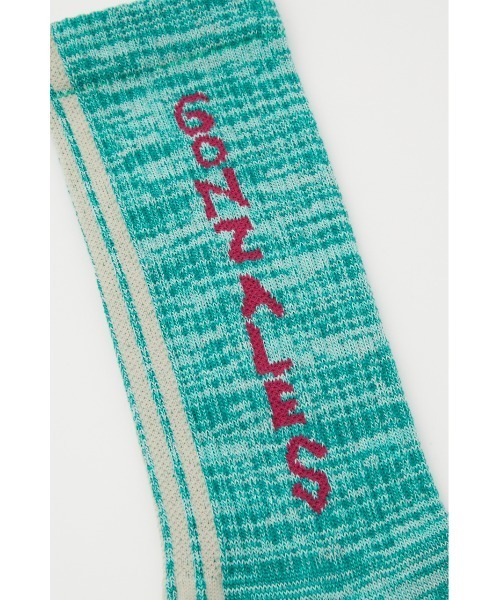 SLY（スライ）の「(What it isNt) x SLY JQART SOCKS マークゴンザレス コラボ 靴下（ソックス/靴下・レディース・ブラック系その他2/グリーン系その他・FREE）」の10枚目の写真