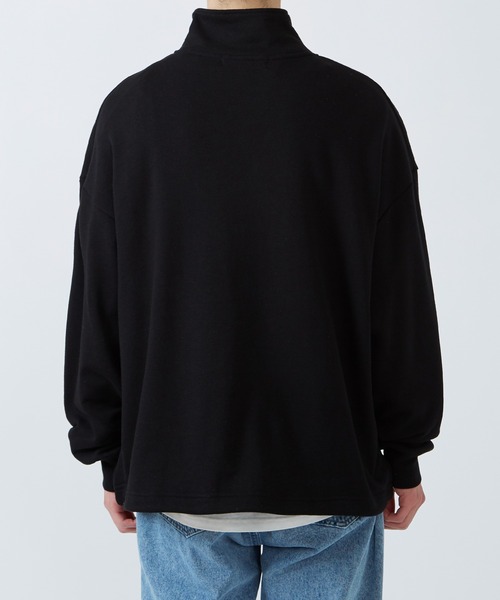 improves（インプローブス）の「バイカラー ハーフジップ スウェットトレーナー（スウェット・メンズ・オフホワイト/ダークグリーン/ブラック・MEDIUM/LARGE）」の13枚目の写真