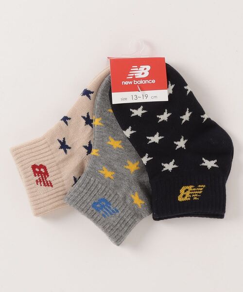 NEW BALANCE(ニューバランス)の「ボーイズ3Pソックス(ソックス/靴下・キッズ・その他2/その他1・ONE SIZE)」の4枚目の写真