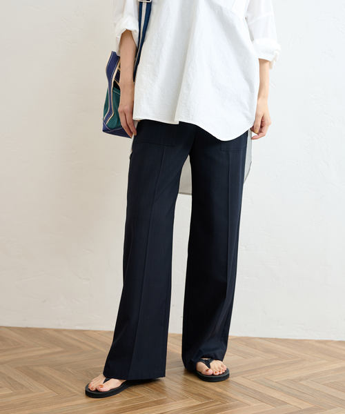 FRAMeWORK（フレームワーク）の「ピンストライプベイカーパンツ