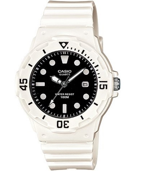 Khaju（カージュ）の「CASIO:ラウンドウォッチ white□（アナログ腕時計・レディース・ホワイト/ブラック・ONE SIZE）」の2枚目の写真