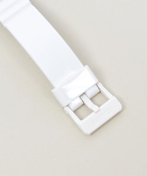 Khaju（カージュ）の「CASIO:ラウンドウォッチ white□（アナログ腕時計・レディース・ホワイト/ブラック・ONE SIZE）」の6枚目の写真