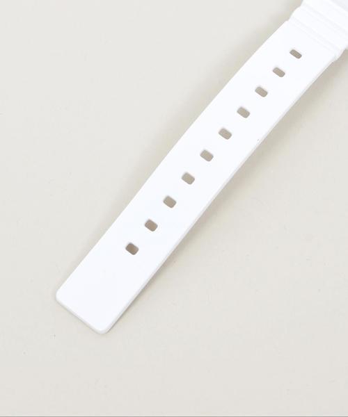 Khaju（カージュ）の「CASIO:ラウンドウォッチ white□（アナログ腕時計・レディース・ホワイト/ブラック・ONE SIZE）」の7枚目の写真