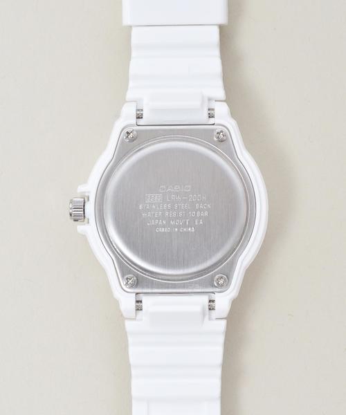 Khaju（カージュ）の「CASIO:ラウンドウォッチ white□（アナログ腕時計・レディース・ホワイト/ブラック・ONE SIZE）」の8枚目の写真
