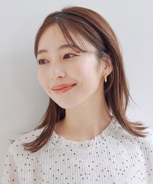 VIS（ビス）の「フェイクレザーナローカチューシャ（カチューシャ・レディース・ベージュ/ブラック・FREE）」の3枚目の写真