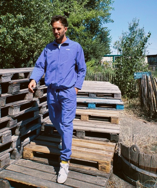 ddp（ディーディーピー）の「【 ddp / ディーディーピー 】 ナイロン トラックジャケット NYLON TRACK JACKET MNF A5306-124AA01（ナイロンジャケット・メンズ・ネイビー/ブルー/チャコールグレー・MEDIUM）」の5枚目の写真