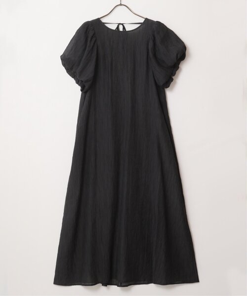 WEB限定バックオープンバルーンスリーブワンピース