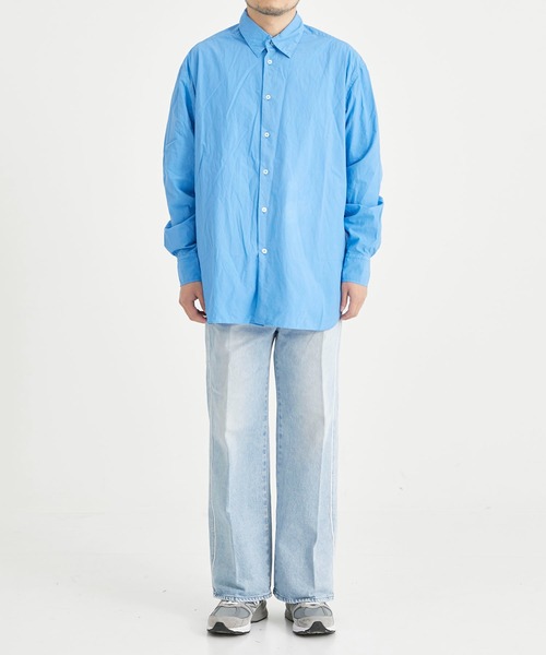 LES SIX/レシス】Oversize Cotton Dress Shirts/オーバーサイズ