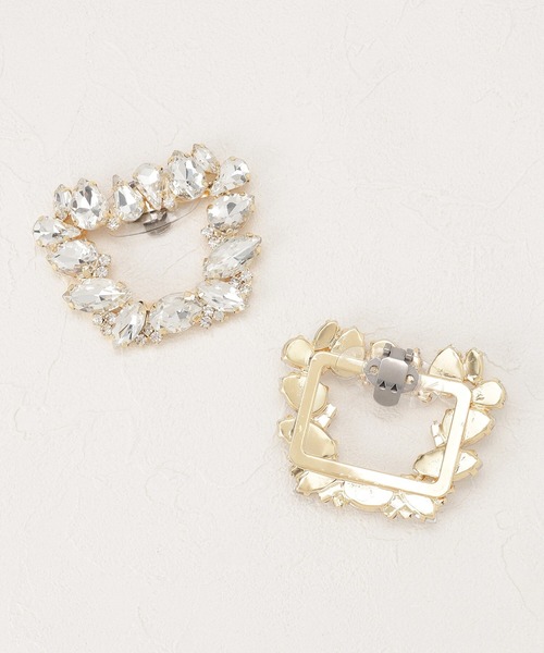 ESPERANZA(エスペランサ)の「シューズクリップ《ランダムビジュー》(シューズアクセサリー・レディース・ゴールド・99)」の2枚目の写真