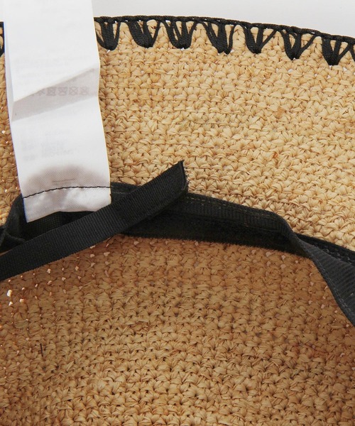 niko and...（ニコアンド）の「オリジナルラフィアバケットハット（ハット・レディース・ナチュラル/ブラック・FREE）」の14枚目の写真