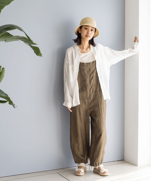 niko and...（ニコアンド）の「オリジナルラフィアバケットハット（ハット・レディース・ナチュラル/ブラック・FREE）」の4枚目の写真