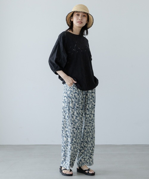 niko and...（ニコアンド）の「オリジナルラフィアバケットハット（ハット・レディース・ナチュラル/ブラック・FREE）」の20枚目の写真