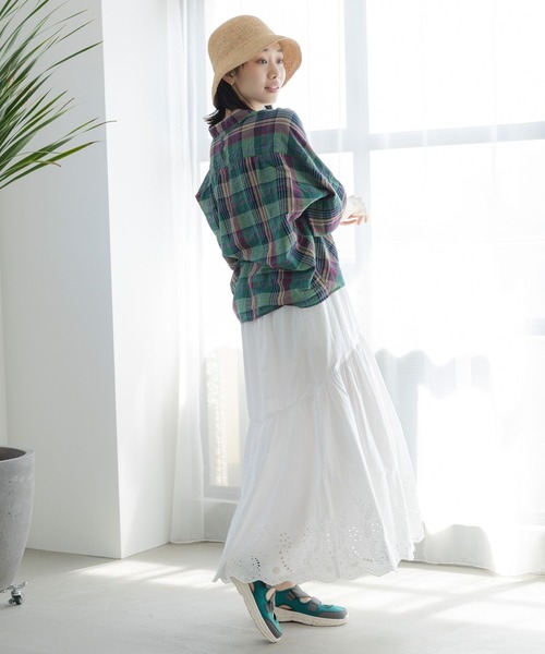 niko and...（ニコアンド）の「オリジナルラフィアバケットハット（ハット・レディース・ナチュラル/ブラック・FREE）」の22枚目の写真