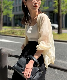 Chez toi | 楊柳シアーブルゾン(ブルゾン)