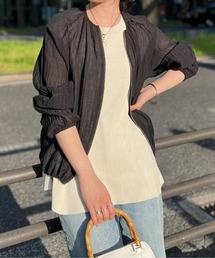 Chez toi | 楊柳シアーブルゾン(ブルゾン)
