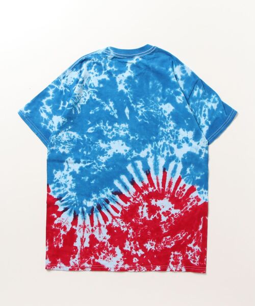 DOWN ON THE CORNER(ダウンオンザコーナー)の「S/S TIE DYE TEE“GUITAR WORKS” / ショートスリーブ タイダイティー"ギターワークス”(Tシャツ/カットソー・メンズ・ブルー系その他・MEDIUM/LARGE/X-LARGE)」の2枚目の写真