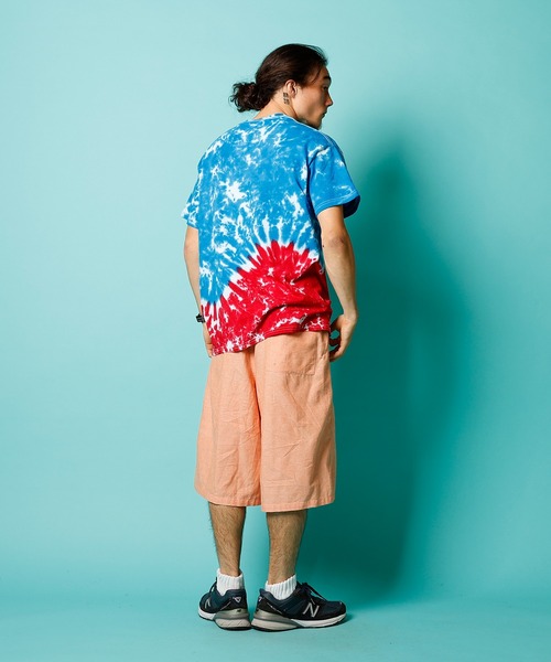 DOWN ON THE CORNER(ダウンオンザコーナー)の「S/S TIE DYE TEE“GUITAR WORKS” / ショートスリーブ タイダイティー"ギターワークス”(Tシャツ/カットソー・メンズ・ブルー系その他・MEDIUM/LARGE/X-LARGE)」の4枚目の写真