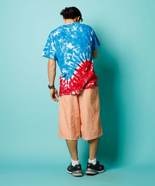 DOWN ON THE CORNER(ダウンオンザコーナー)の「S/S TIE DYE TEE“GUITAR WORKS” / ショートスリーブ タイダイティー"ギターワークス”(Tシャツ/カットソー・メンズ・ブルー系その他・MEDIUM/LARGE/X-LARGE)」の10枚目の写真