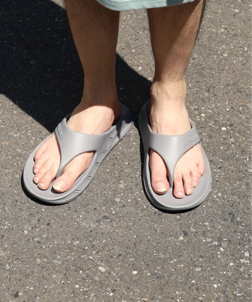 DESCENTE（デサント）の「DESCENTE/デサント ENERZITE CALM THONG V2 エナザイト カーム トング サンダル（サンダル・メンズ・グレー/アイボリー/ライトブルー/ブラック・23/24/25/26/27/28）」の20枚目の写真