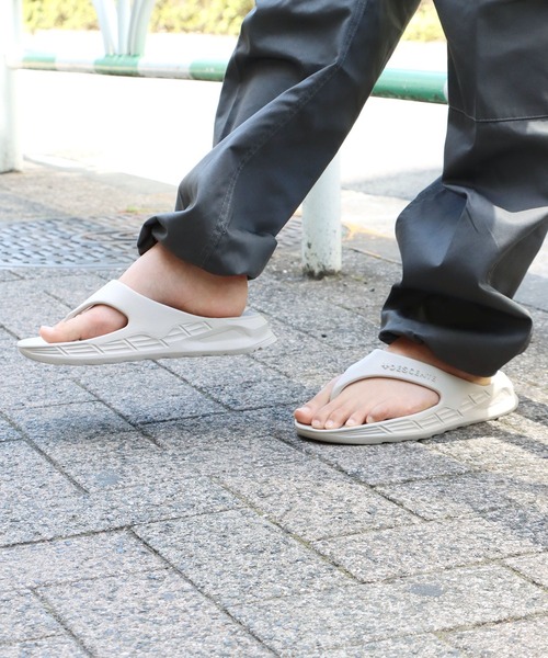 DESCENTE（デサント）の「DESCENTE/デサント ENERZITE CALM THONG V2 エナザイト カーム トング サンダル（サンダル・メンズ・グレー/アイボリー/ライトブルー/ブラック・23/24/25/26/27/28）」の14枚目の写真