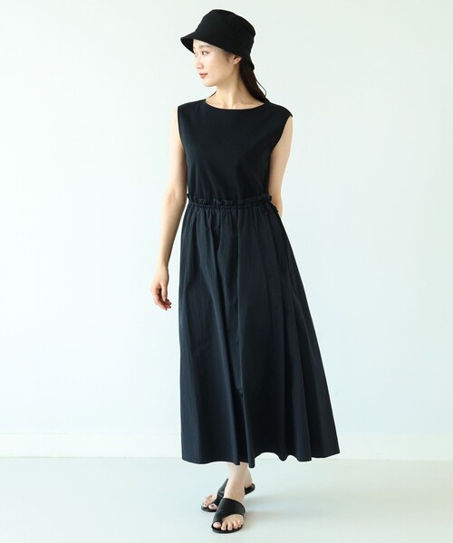 【Demi-Luxe BEAMS 】ドロストコンビワンピース/ネイビー38未使用 楽天市場】Demi-Luxe BEAMS / ドロストコンビ ノースリーブ