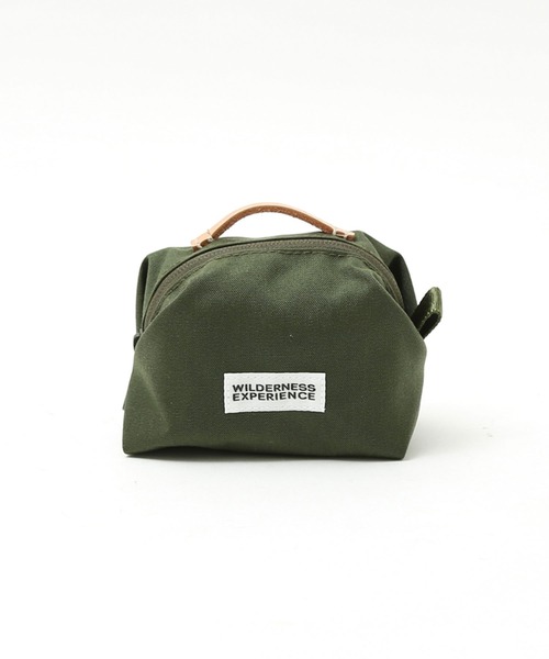WILDERNESS EXPERIENCE(ウィルダネスエクスペリエンス)の「【WILDERNESS EXPERIENCE(ウィルダネスエクスペリエンス)】Walnut Pouch 2/ミニポーチ(エコバッグ/サブバッグ・メンズ・ブラック/ネイビー/カーキ/グリーン系その他/ダークベージュ・フリー)」の3枚目の写真