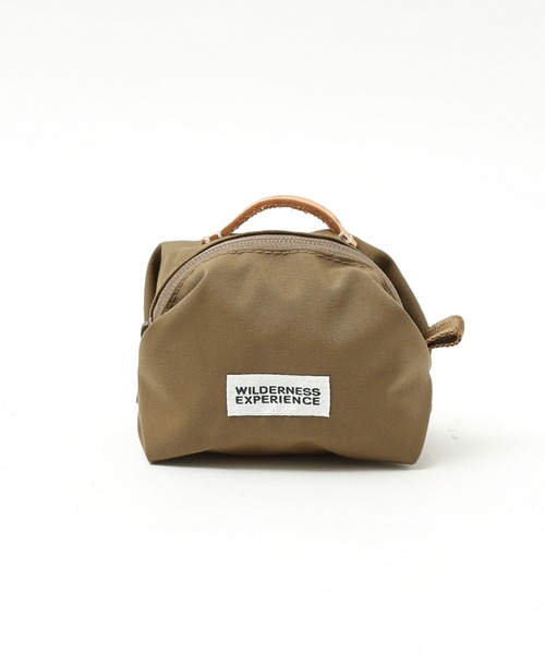 WILDERNESS EXPERIENCE(ウィルダネスエクスペリエンス)の「【WILDERNESS EXPERIENCE(ウィルダネスエクスペリエンス)】Walnut Pouch 2/ミニポーチ(エコバッグ/サブバッグ・メンズ・ブラック/ネイビー/カーキ/グリーン系その他/ダークベージュ・フリー)」の2枚目の写真