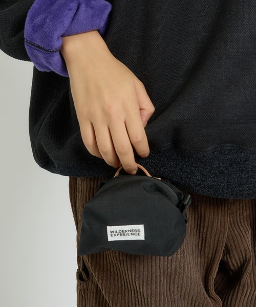 WILDERNESS EXPERIENCE(ウィルダネスエクスペリエンス)の「【WILDERNESS EXPERIENCE(ウィルダネスエクスペリエンス)】Walnut Pouch 2/ミニポーチ(エコバッグ/サブバッグ・メンズ・ブラック/ネイビー/カーキ/グリーン系その他/ダークベージュ・フリー)」の1枚目の写真