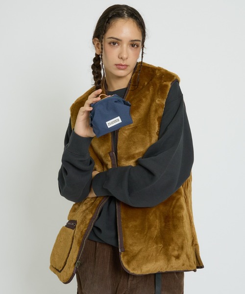 WILDERNESS EXPERIENCE(ウィルダネスエクスペリエンス)の「【WILDERNESS EXPERIENCE(ウィルダネスエクスペリエンス)】Walnut Pouch 2/ミニポーチ(エコバッグ/サブバッグ・メンズ・ブラック/ネイビー/カーキ/グリーン系その他/ダークベージュ・フリー)」の14枚目の写真