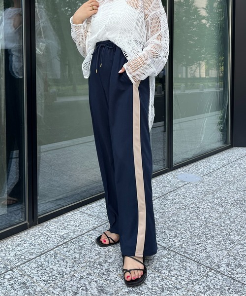 SLIT LINE PANTS ふじあみ　スリットラインパンツ【新品】 UNOF SLIT LINE PANTS スリットラインパンツ ふじあみ