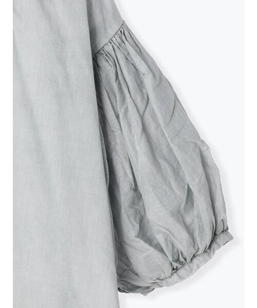 TSUHARU by Samansa Mos2（ツハルバイサマンサモスモス）の「製品染めギャザーブラウス（シャツ/ブラウス・レディース・ピンク/イエロー/ミント・F）」の5枚目の写真