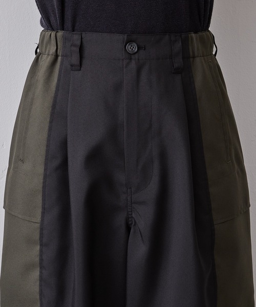 Lui's(ルイス)の「【Neucon / ニューコン】23AW 切替カーゴパンツ (セットアップ対応)(カーゴパンツ・メンズ・オリーブ/ブラック・1/2)」の14枚目の写真