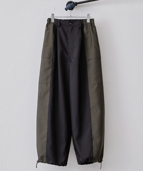 Lui's(ルイス)の「【Neucon / ニューコン】23AW 切替カーゴパンツ (セットアップ対応)(カーゴパンツ・メンズ・オリーブ/ブラック・1/2)」の19枚目の写真