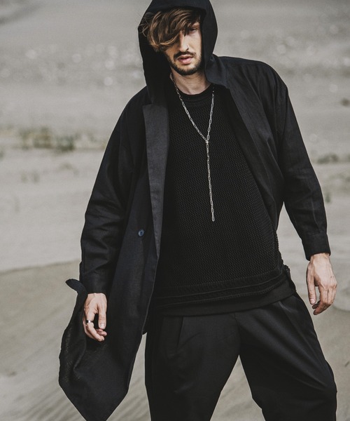 NO ID.（ノーアイディ）の「3WAYスクエアロングチェーンネックレス（ネックレス・メンズ・シルバー・ONE SIZE）」の9枚目の写真