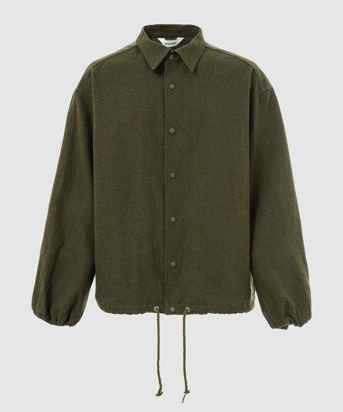 DIGAWEL(ディガウェル)の「Coach L/S Shirt Jacket(その他アウター・メンズ・オリーブ/黄土色系・2)」の2枚目の写真