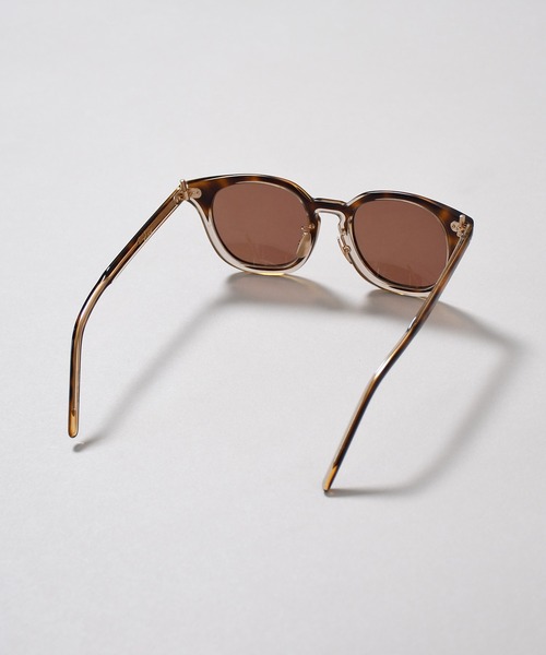 PINE（パイン）の「【pine】ウェリントンフレームサングラス / 1020SG-3（サングラス・メンズ・ブラウン・FREE）」の4枚目の写真