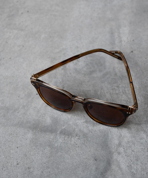PINE（パイン）の「【pine】ウェリントンフレームサングラス / 1020SG-3（サングラス・メンズ・ブラウン・FREE）」の8枚目の写真