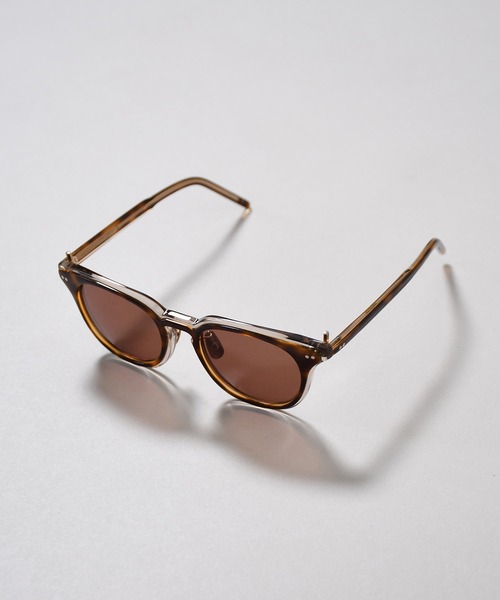 PINE（パイン）の「【pine】ウェリントンフレームサングラス / 1020SG-3（サングラス・メンズ・ブラウン・FREE）」の3枚目の写真