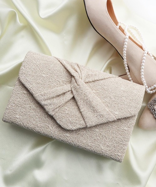 Dorry Doll（ドリードール）の「ラメレースツイストバッグ（クラッチバッグ・レディース・ブラック/シルバー/ゴールド・FREE）」の21枚目の写真