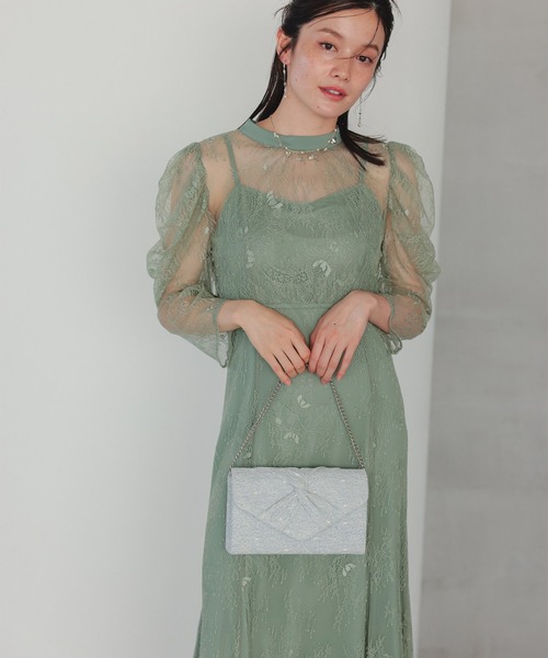 Dorry Doll（ドリードール）の「ラメレースツイストバッグ（クラッチバッグ・レディース・ブラック/シルバー/ゴールド・FREE）」の17枚目の写真