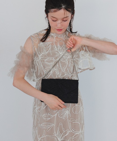 Dorry Doll（ドリードール）の「ラメレースツイストバッグ（クラッチバッグ・レディース・ブラック/シルバー/ゴールド・FREE）」の11枚目の写真