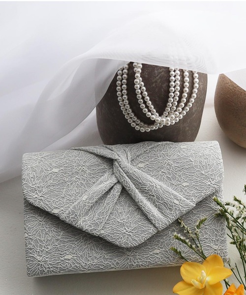 Dorry Doll（ドリードール）の「ラメレースツイストバッグ（クラッチバッグ・レディース・ブラック/シルバー/ゴールド・FREE）」の18枚目の写真