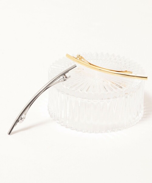 NOLLEY’S（ノーリーズ）の「メタルバーバレッタ（バレッタ/ヘアクリップ・レディース・ゴールド/シルバー・FREE）」の3枚目の写真