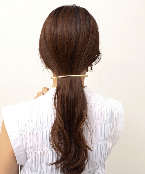 NOLLEY’S（ノーリーズ）の「メタルバーバレッタ（バレッタ/ヘアクリップ・レディース・ゴールド/シルバー・FREE）」の10枚目の写真