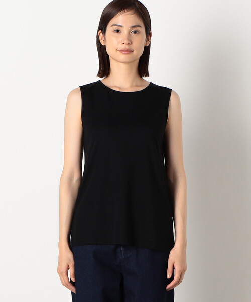 COMME CA ISM（コムサイズム）の「レーヨンナイロン　タンクトップ（タンクトップ・レディース・ホワイト/ブラウン/ブラック・MEDIUM/LARGE）」の12枚目の写真