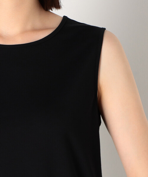 COMME CA ISM（コムサイズム）の「レーヨンナイロン　タンクトップ（タンクトップ・レディース・ホワイト/ブラウン/ブラック・MEDIUM/LARGE）」の16枚目の写真