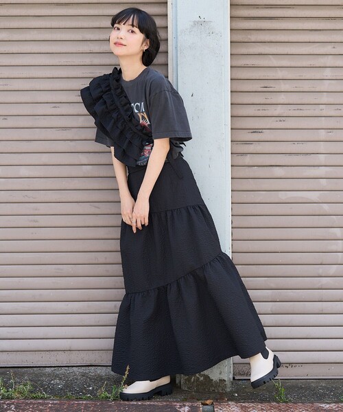 セール】フクレジャガード アシメスカート（スカート）｜FREAK'S STORE