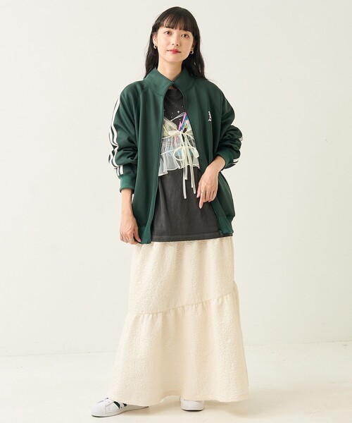 FREAK'S STORE（フリークスストア）の「フクレジャガード アシメスカート（スカート・レディース・ベージュ/ブラック/オフホワイト・SMALL/MEDIUM）」の10枚目の写真