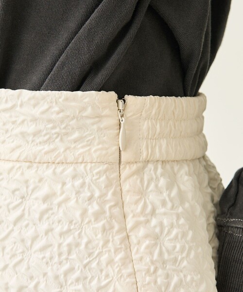 FREAK'S STORE（フリークスストア）の「フクレジャガード アシメスカート（スカート・レディース・ベージュ/ブラック/オフホワイト・SMALL/MEDIUM）」の5枚目の写真